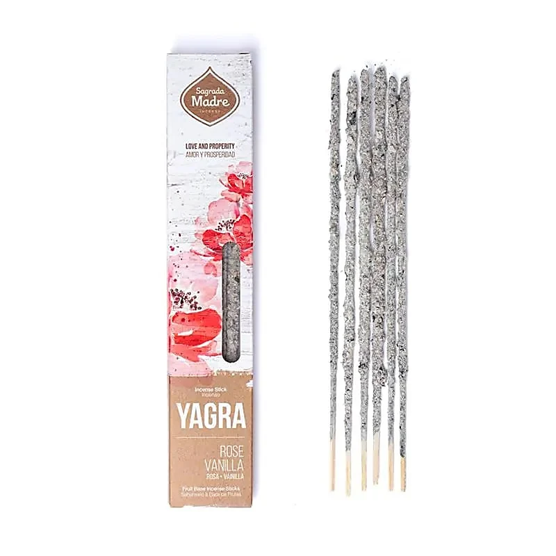 Sagrada Madre Yagra wierook Rozen & Vanille