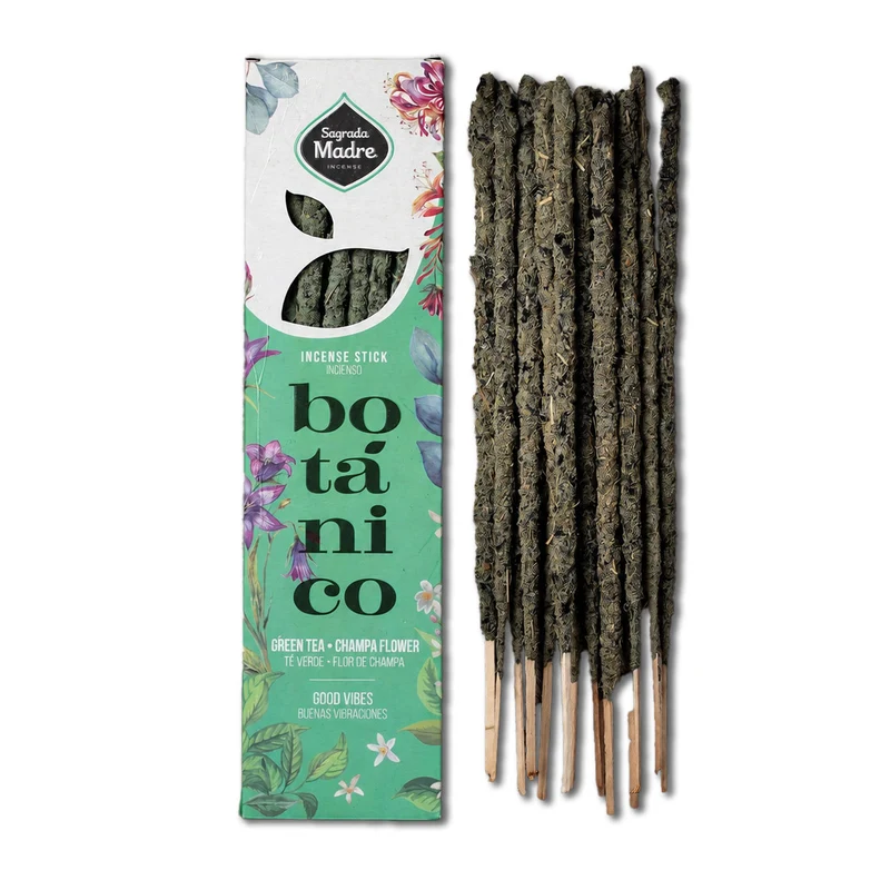 Sagrada Madre Botanische wierook Groene Thee & Champa