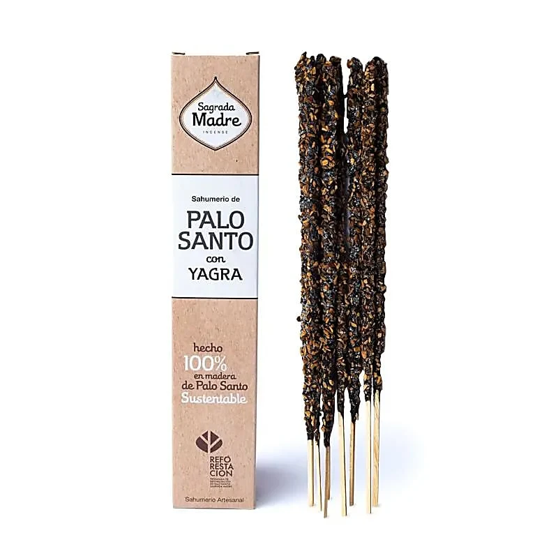Sagrada Madre Palo Santo wierook met Yagra