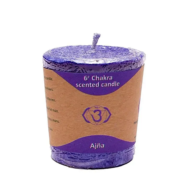 Votief geurkaarsje 6e chakra