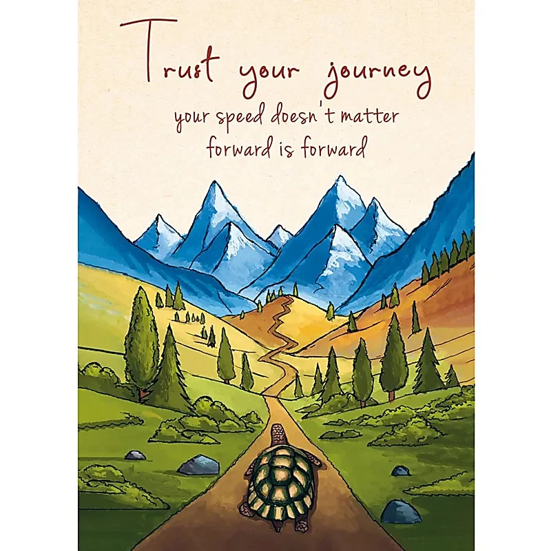 Ansichtkaarten Trust your journey..