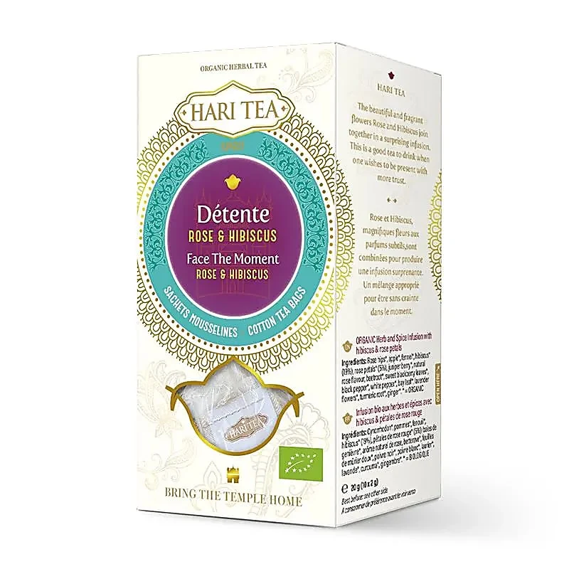 Hari Tea Face the Moment roos & hibiscus BIO