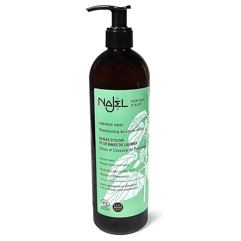Najel Aleppo shampoo 2-in-1 voor vet haar BIO