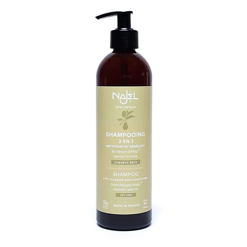 Najel Aleppo shampoo 2-in-1 voor droog haar BIO