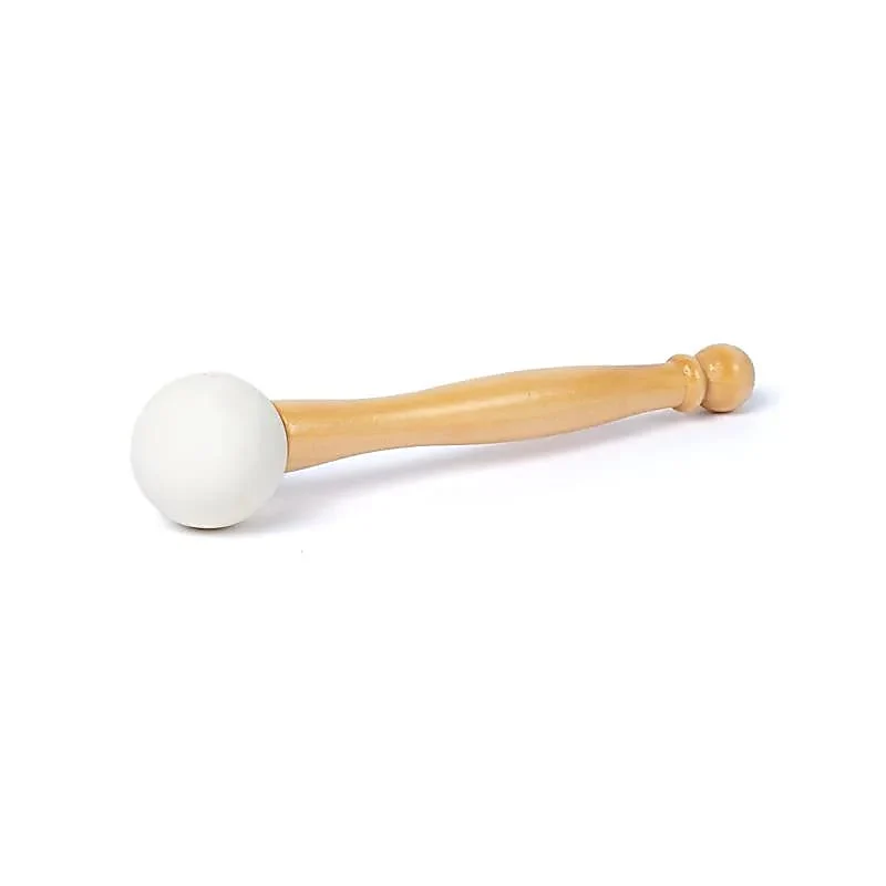 Kristallen klankschalen rubber klopper
