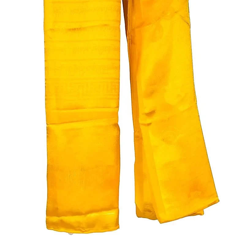 Tibetaanse luxe Katha sjaal geel XL