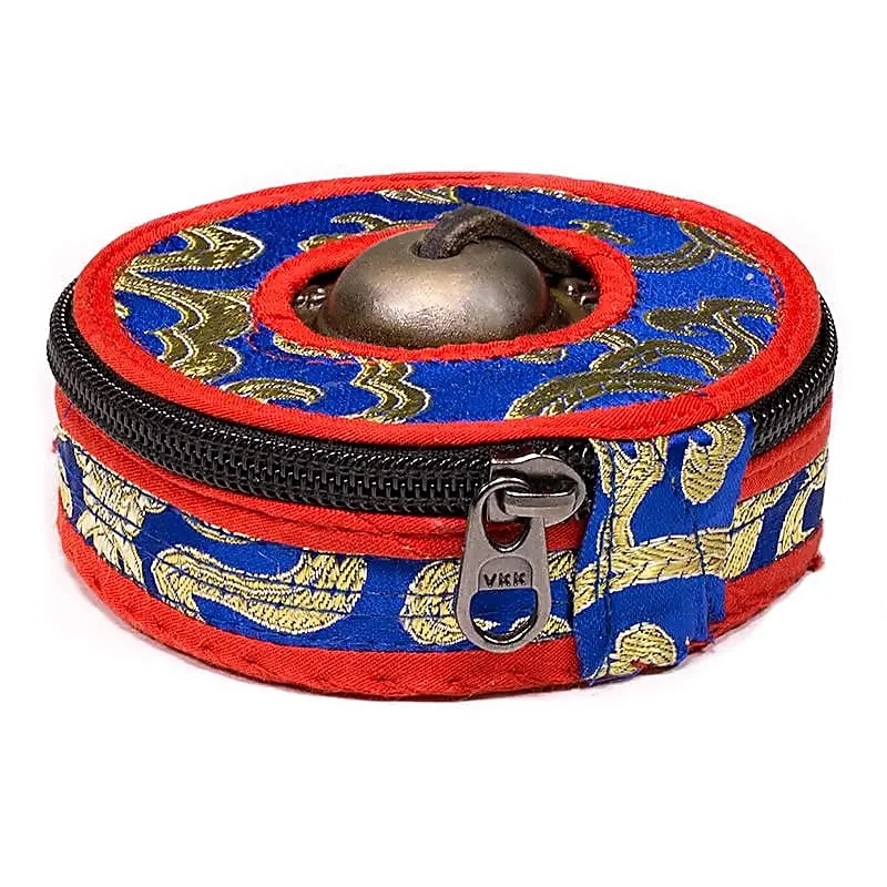Hoesje voor Tingsha's blauw/rood/zwart Large