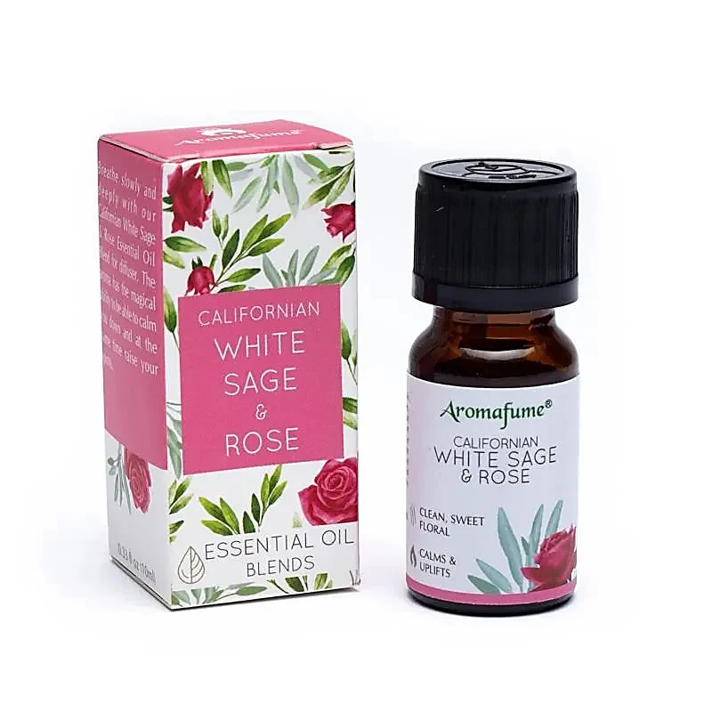 Witte salie & roos essentiële olie mix Aromafume