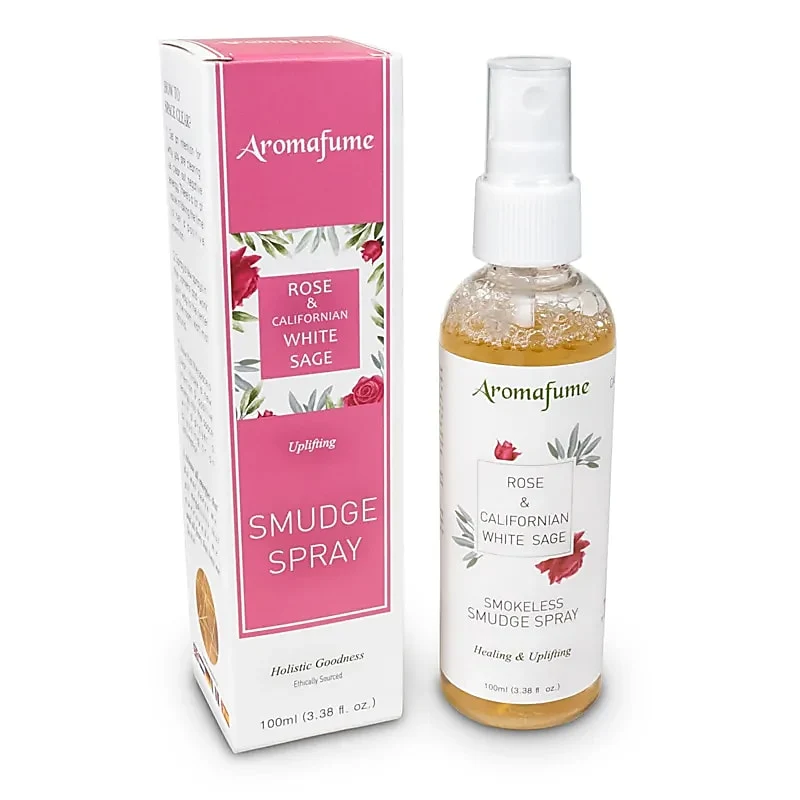 Smudge spray witte salie & roos Aromafume