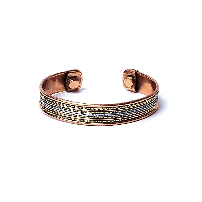 Armband koper gebandeerd magnetisch