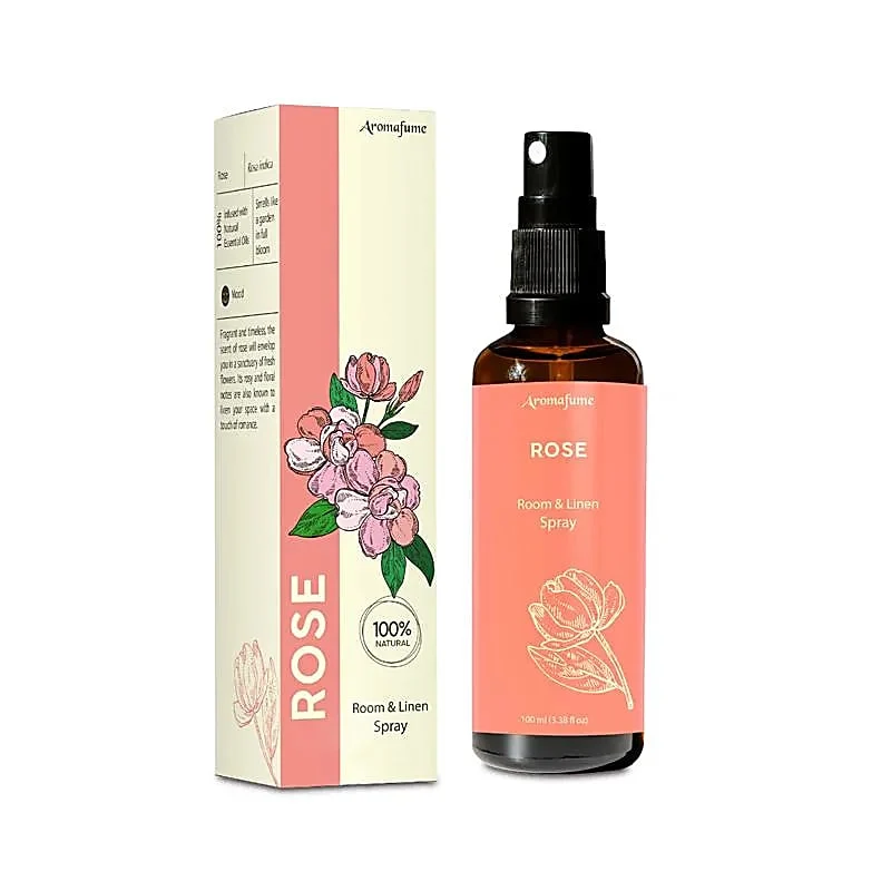 Aromafume kamer & textielspray rozen