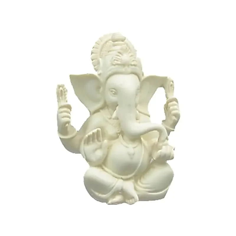 Ganesha beeld wit