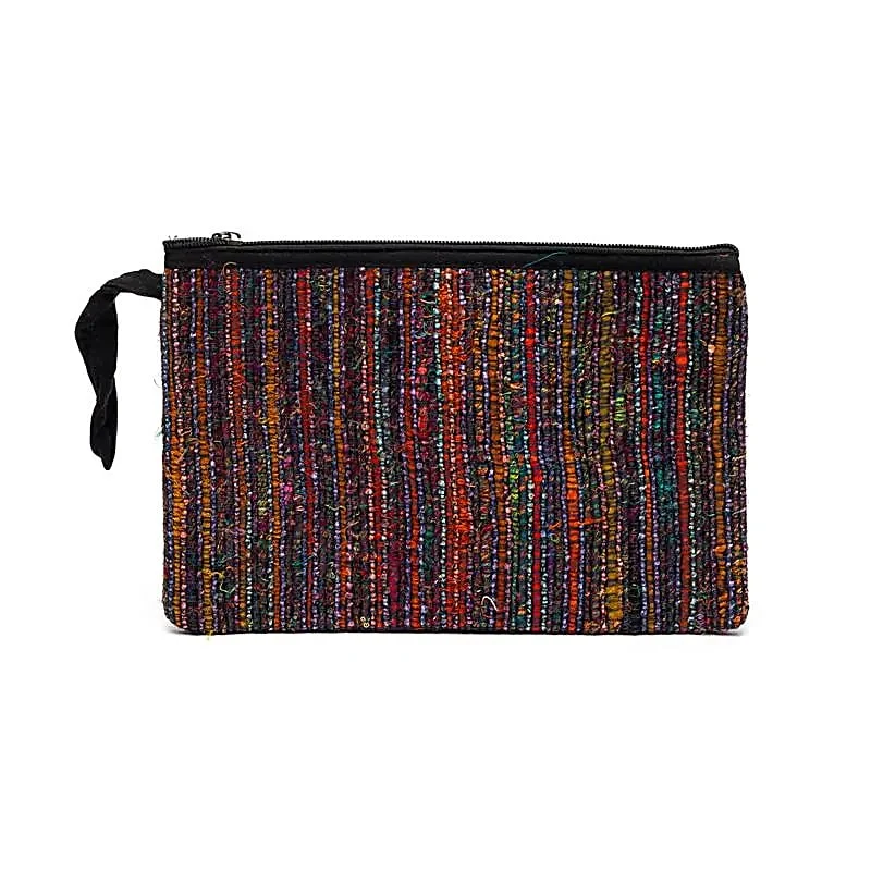 Upcycled zijden tasje