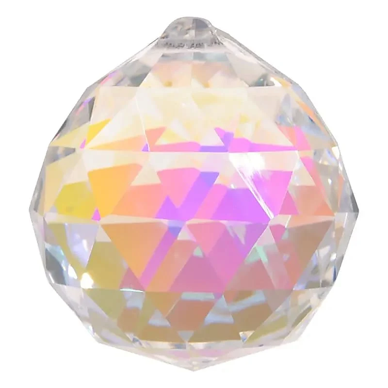 Regenboogkristal bol donker parelmoer AAA kwaliteit