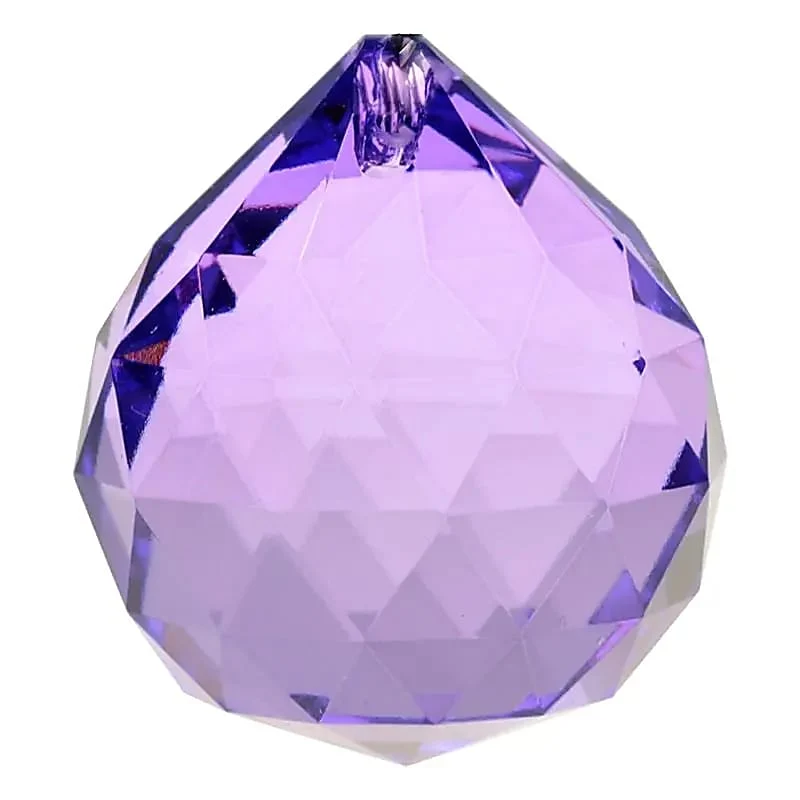Regenboogkristal bol violet AAA kwaliteit