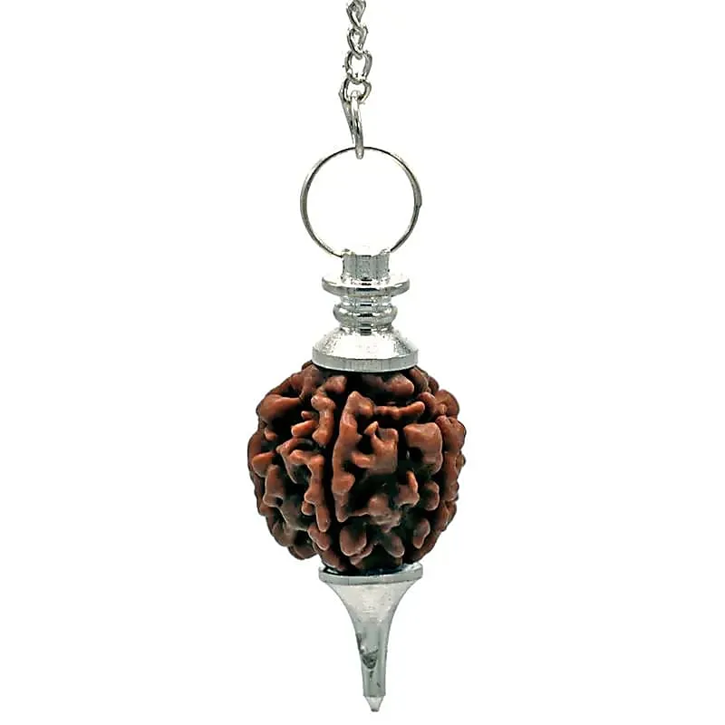 Rudraksha Pendel zilverkleurig