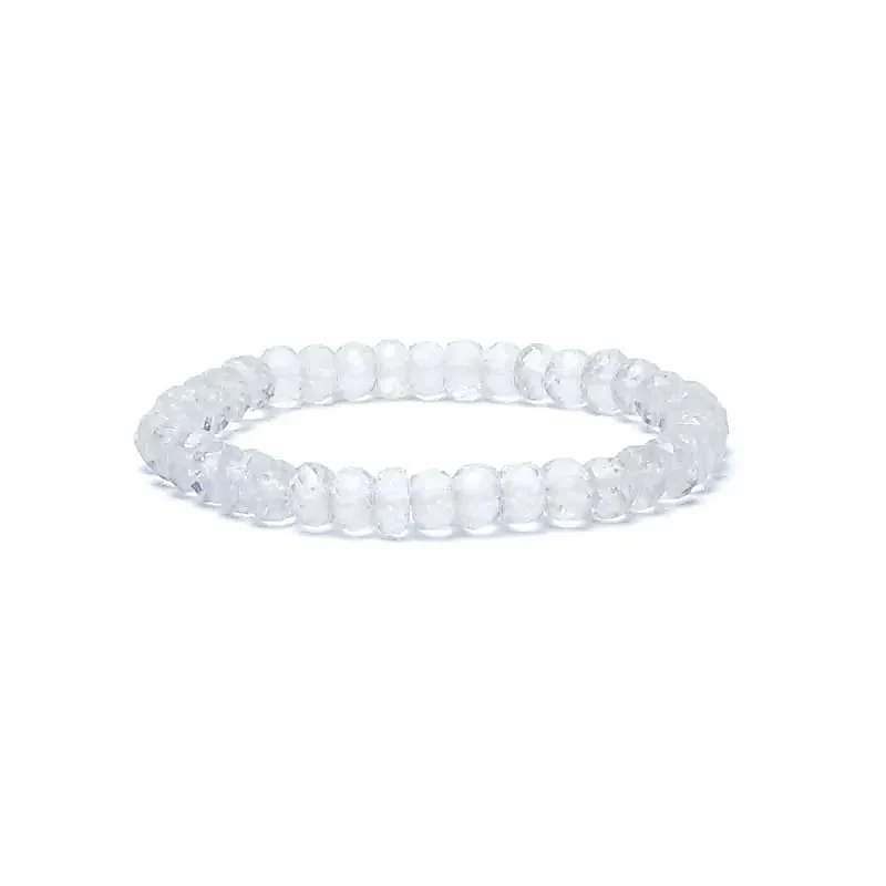 Armband bergkristal facet AA kwaliteit elastisch