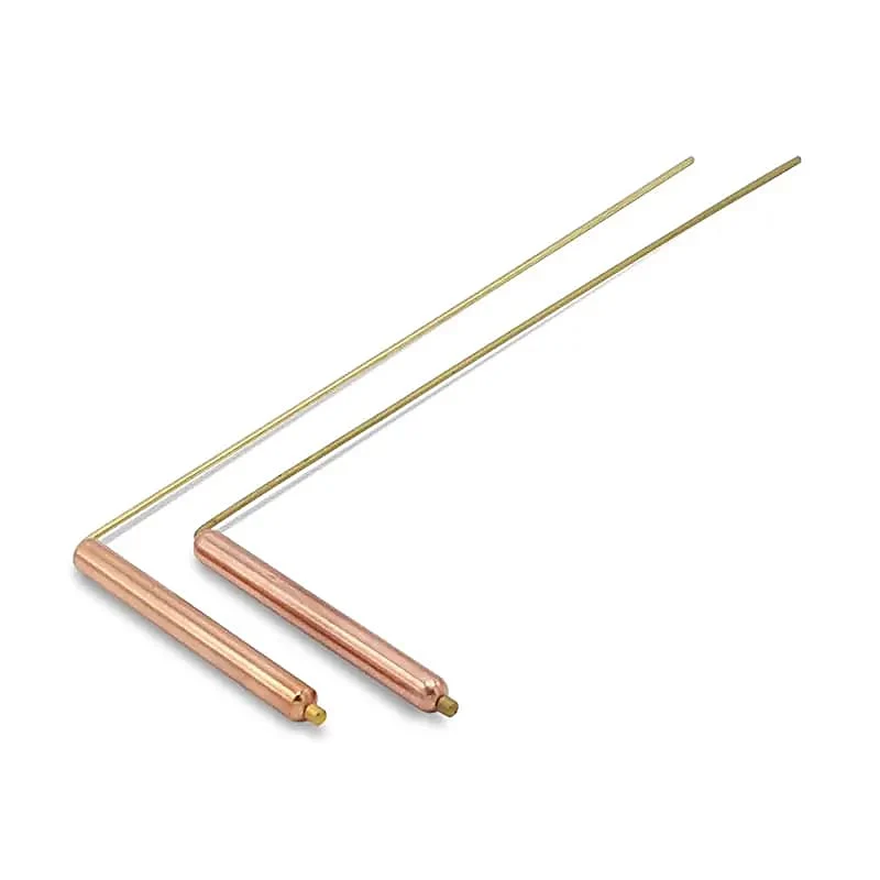 Wichelroede (per paar) messing/koper