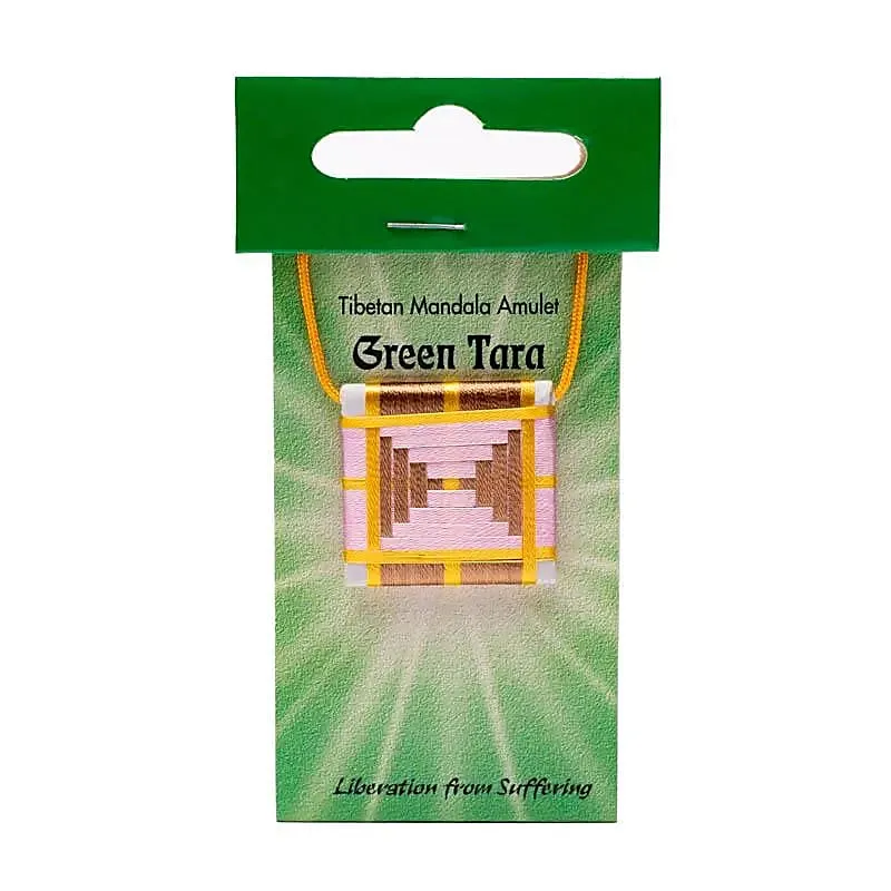 Mandala Talisman hanger Groene Tara