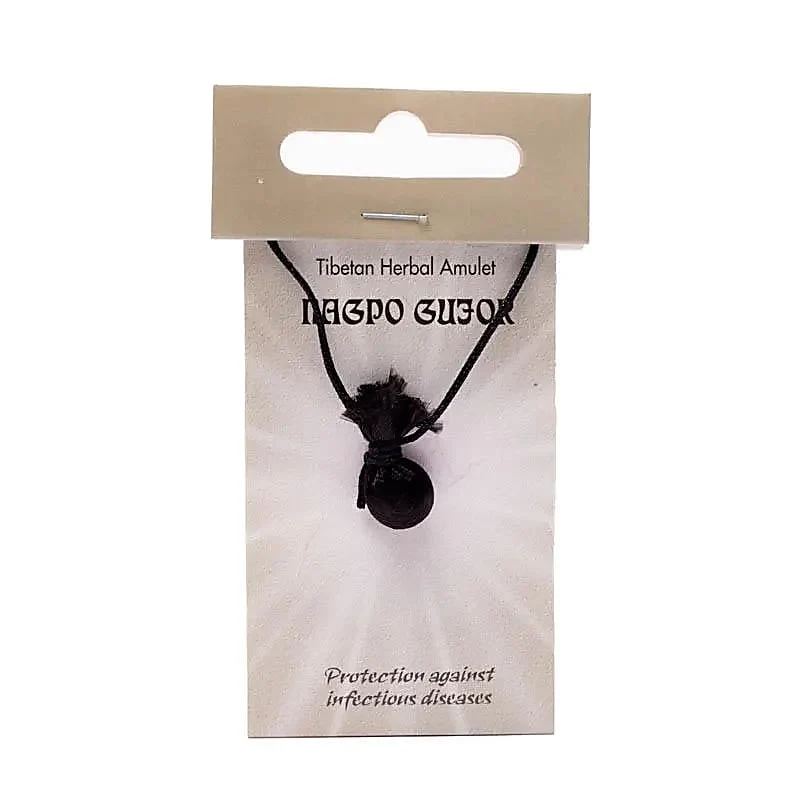 Tibetaanse bescherm-amulet Nagpo Gujor