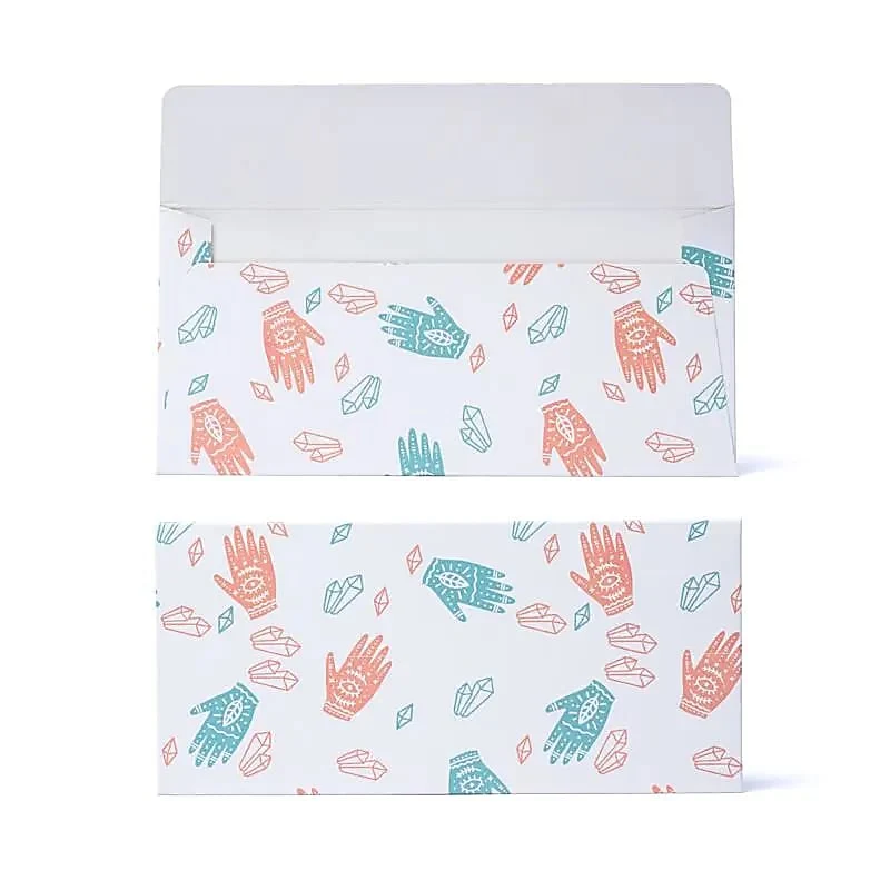 Cadeaukaart envelop divine hand & edelstenen