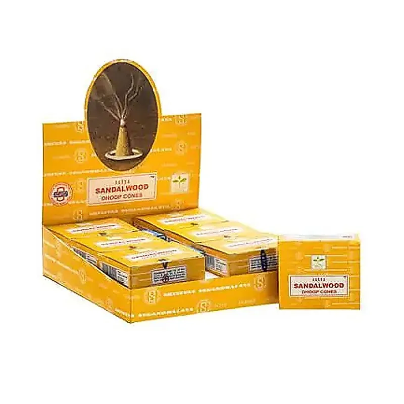 Wierookkegels Satya Sandalwood