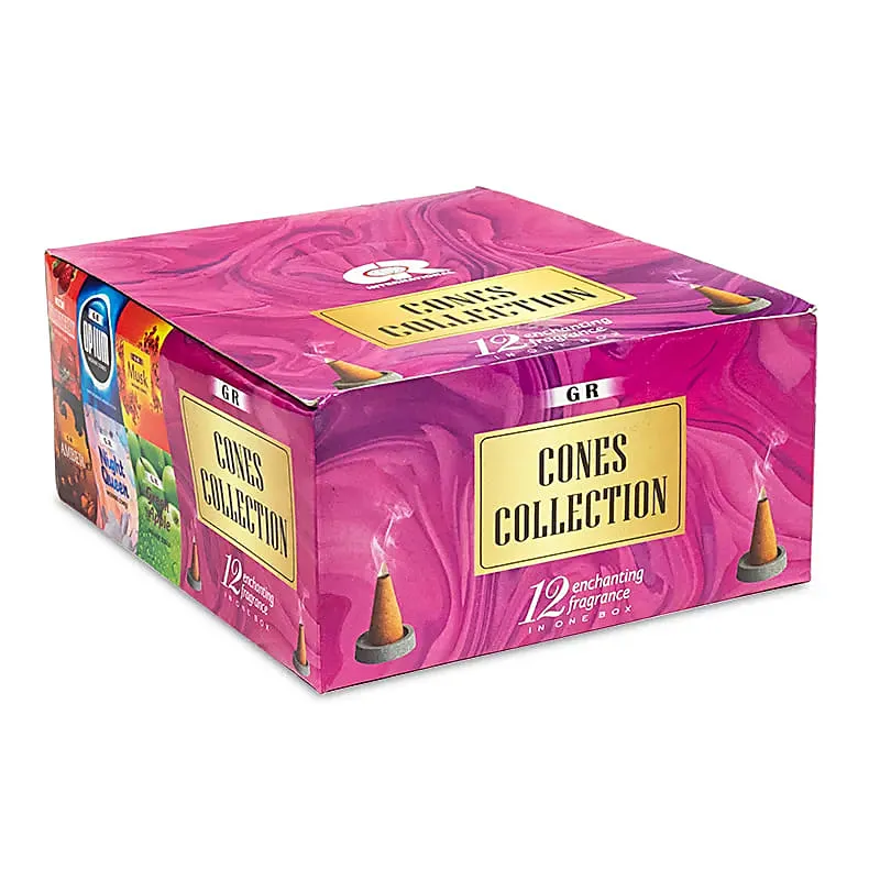 Wierookkegels met display 12 soorten