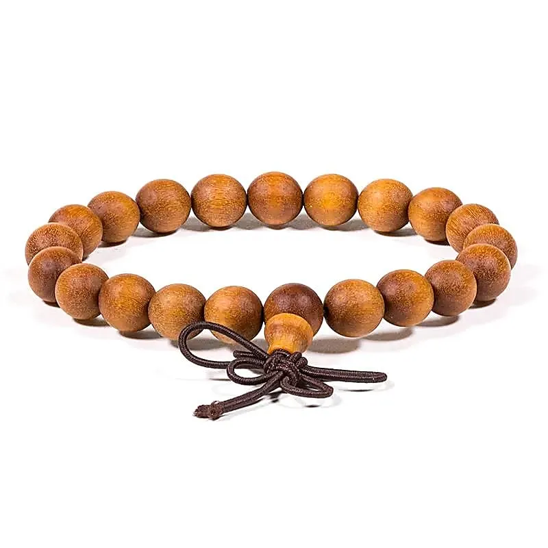 Mala/armband sandelhout elastisch