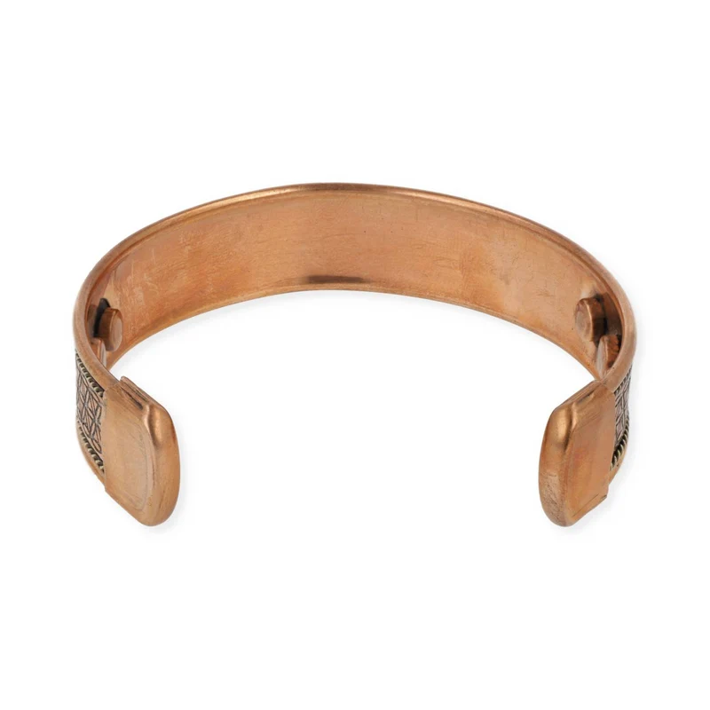 Armband magnetisch koper bloem des levens set van 2