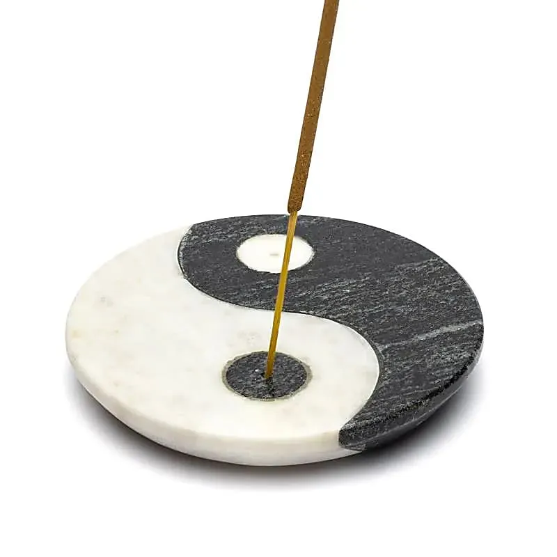 Wierookbrander Yin Yang zeepsteen