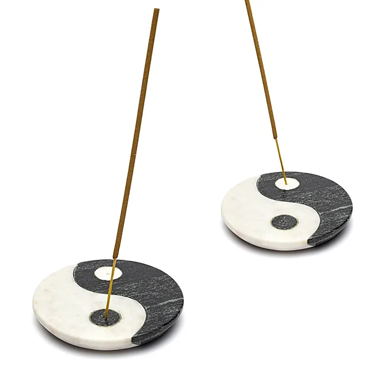 Wierookbrander Yin Yang zeepsteen