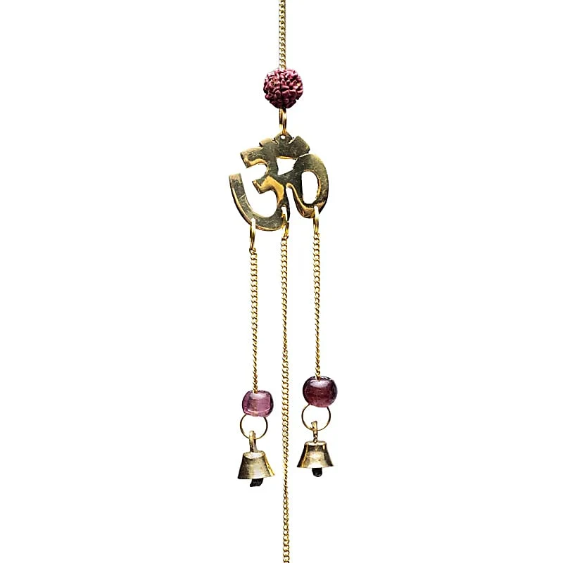 Bellenkoord met Rudraksha en OHM symbolen