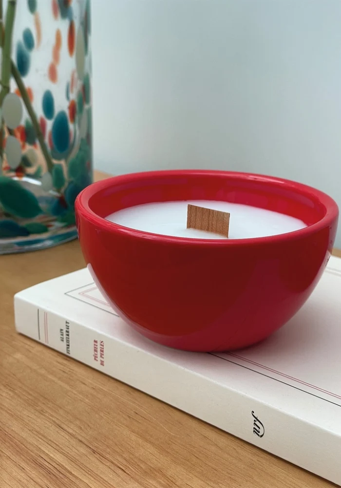 Bougie Pom Glow Rouge