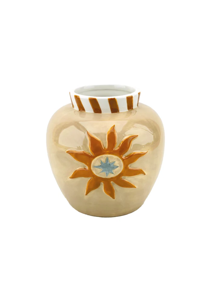 Vase Soleil Beige
