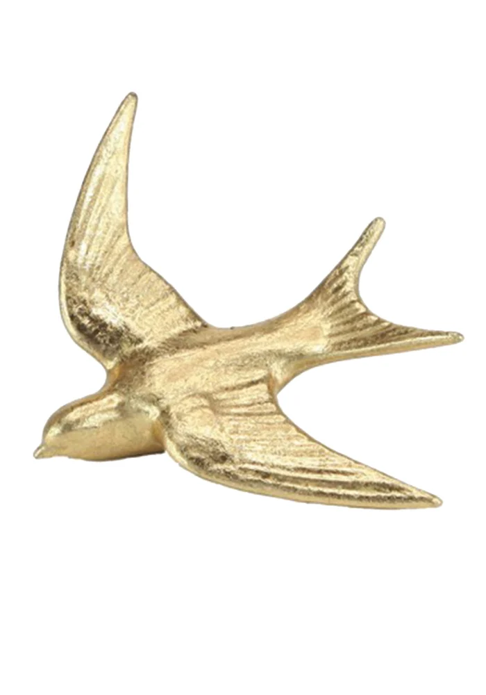 Décoration Oiseau Doré À Accrocher