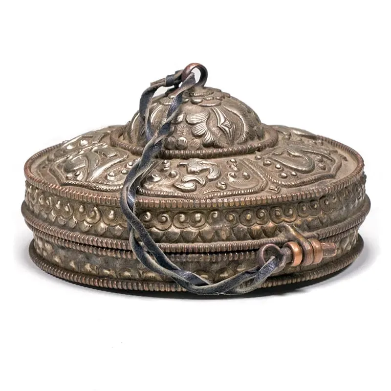 Tingsha set in luxe houder