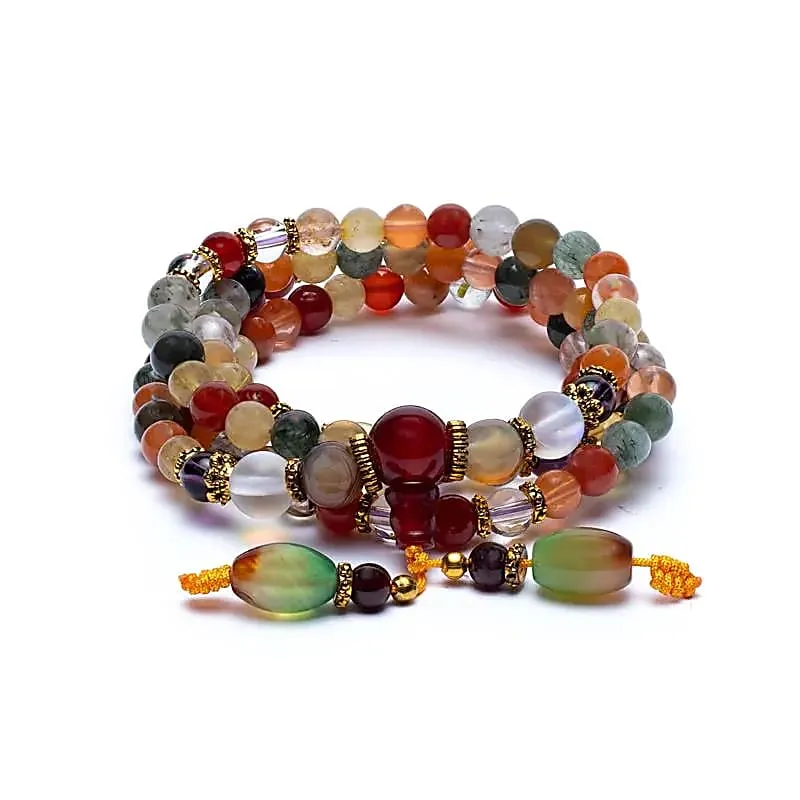 Mala agaat mix elastisch