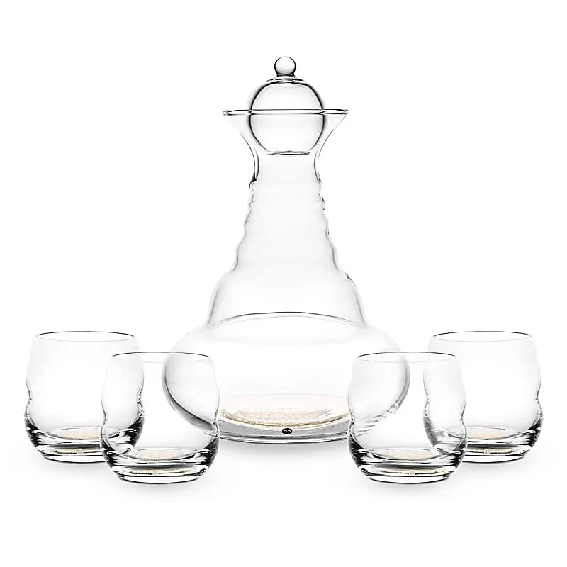 Vitaalwaterkaraf & 4 Mythos glazen goud