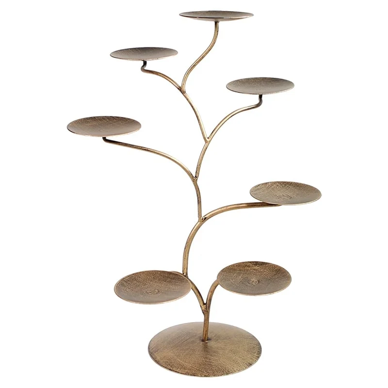 Chakra Lotus display metaal + 21 sfeerlichten