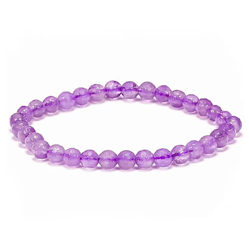 Armband amethist facet