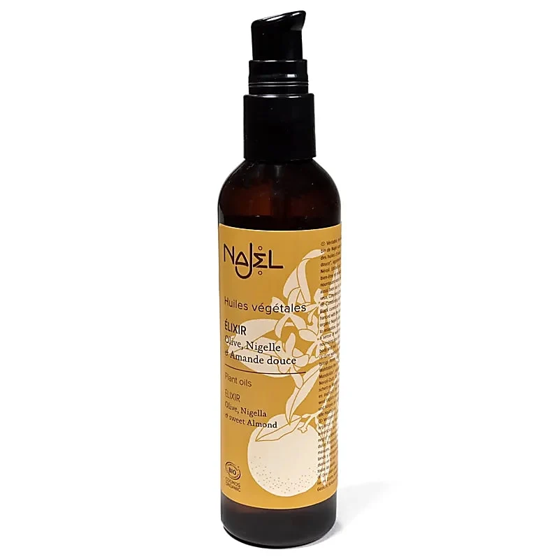 Najel huidverzorging drie oliën elixer BIO