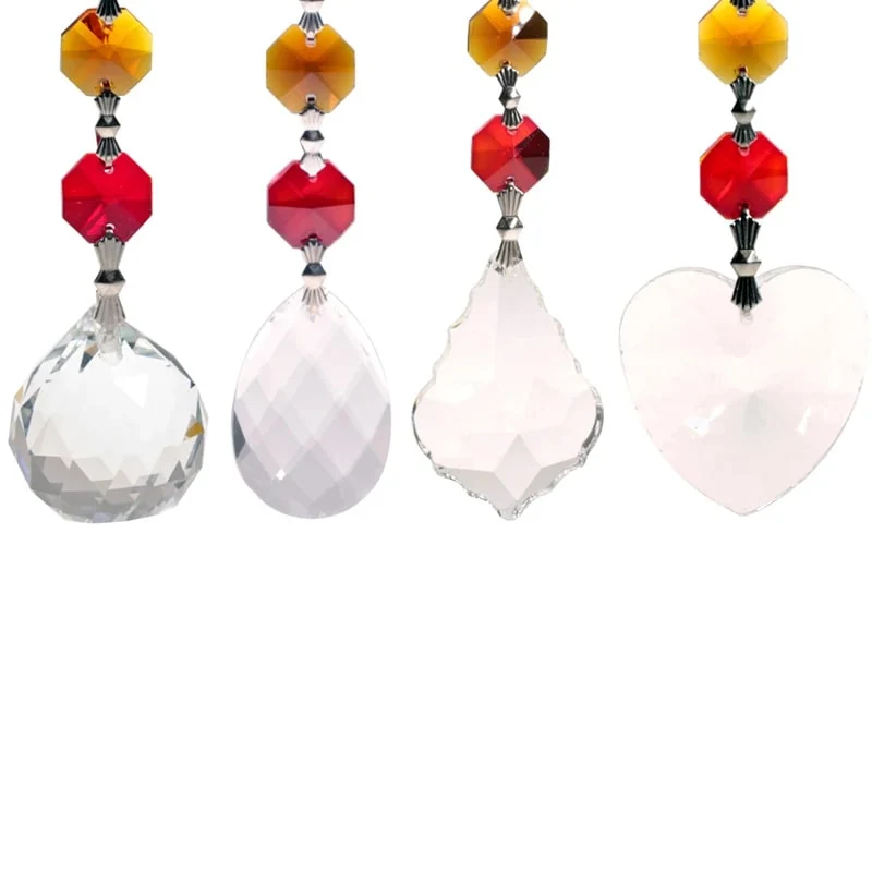 Set 4 Feng Shui chakrakristallen