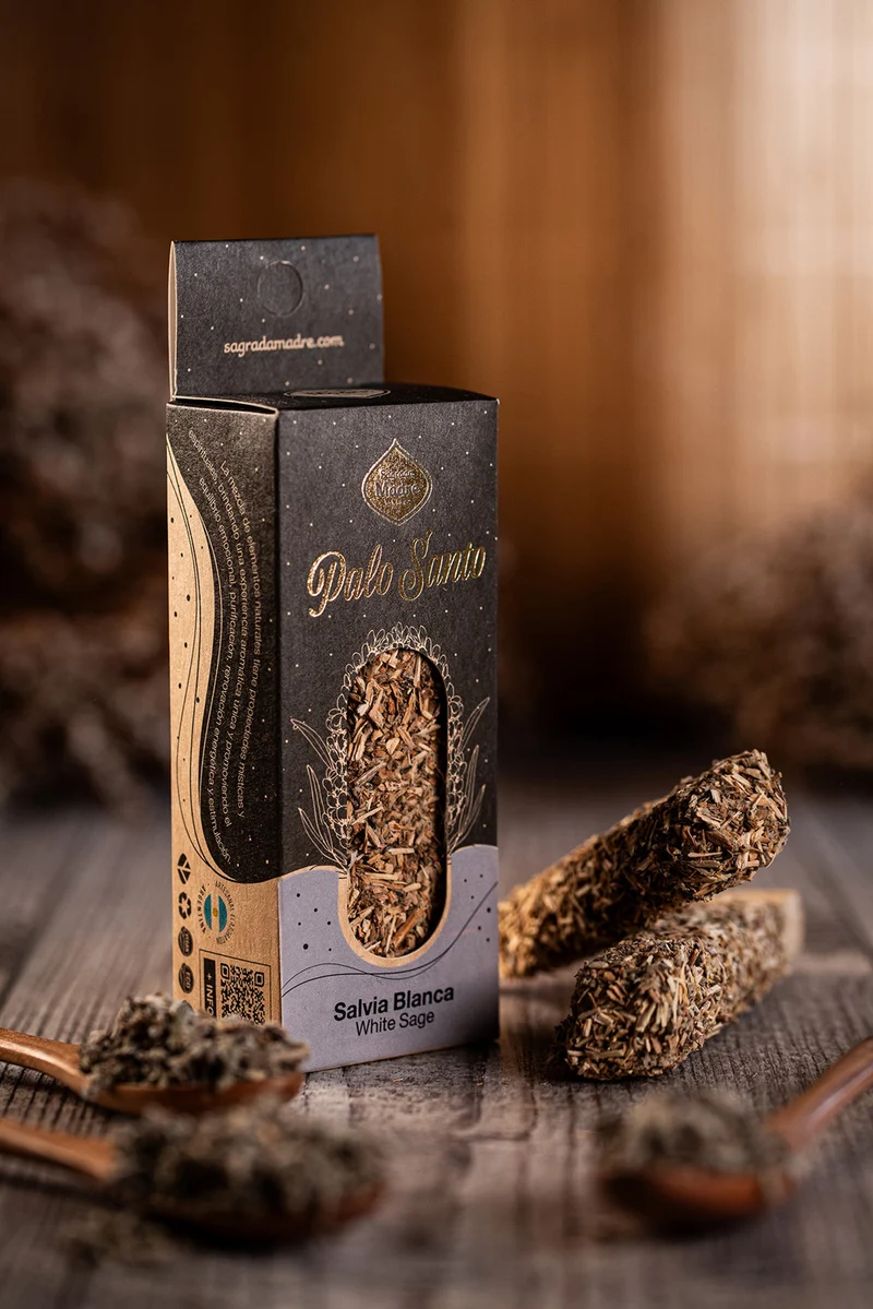 Sagrada Madre Palo Santo stokje met Witte Salie