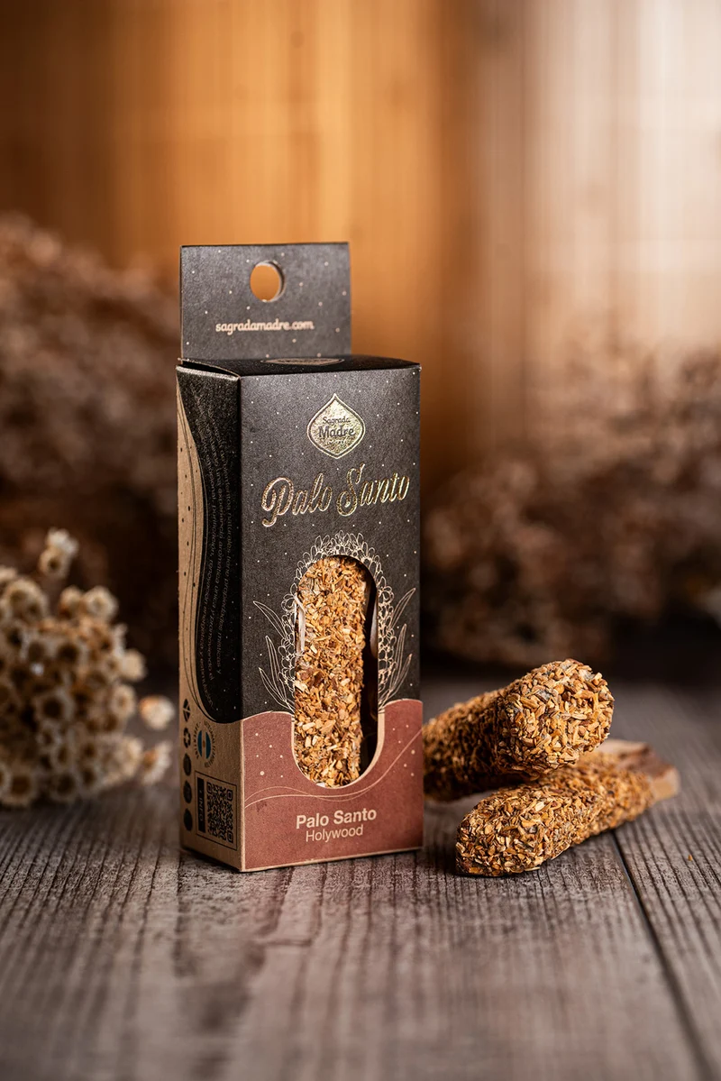 Sagrada Madre Palo Santo stokje met Palo Santo Chips
