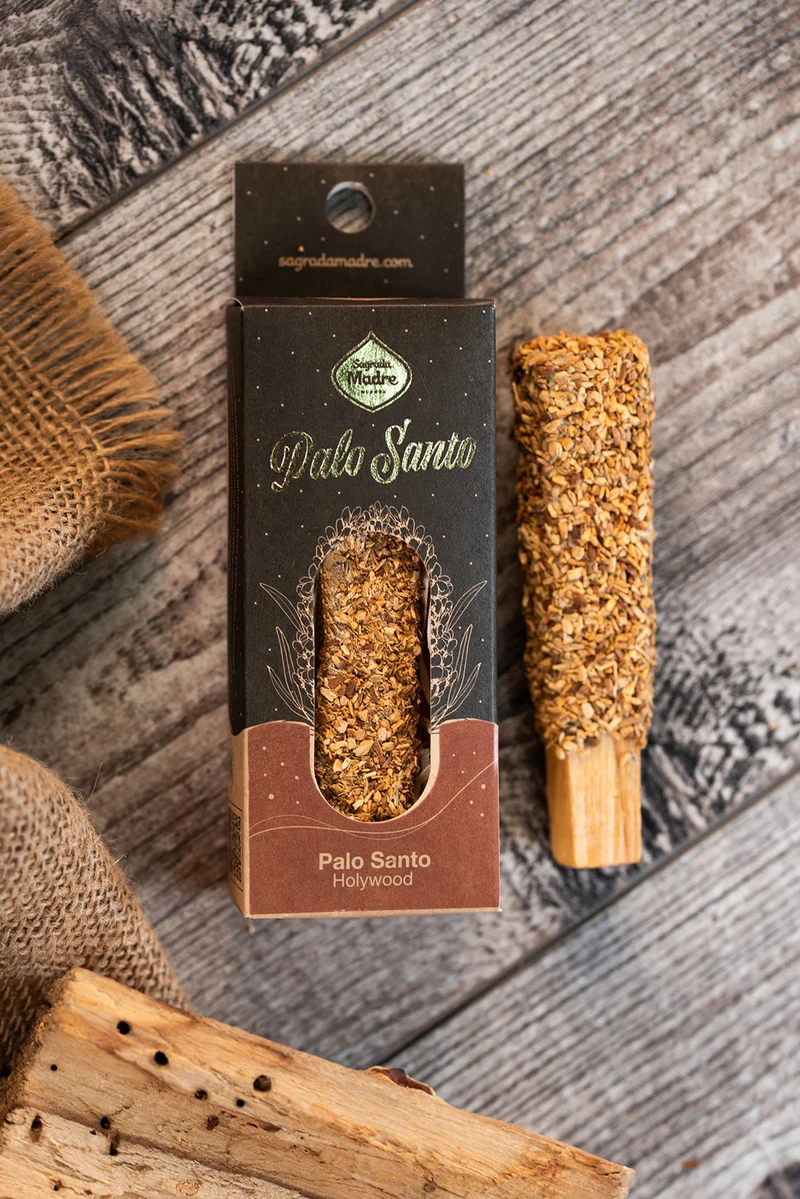 Sagrada Madre Palo Santo stokje met Palo Santo Chips
