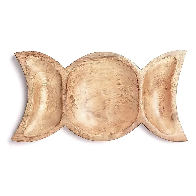 Mangohouten schaal godinnensymbool