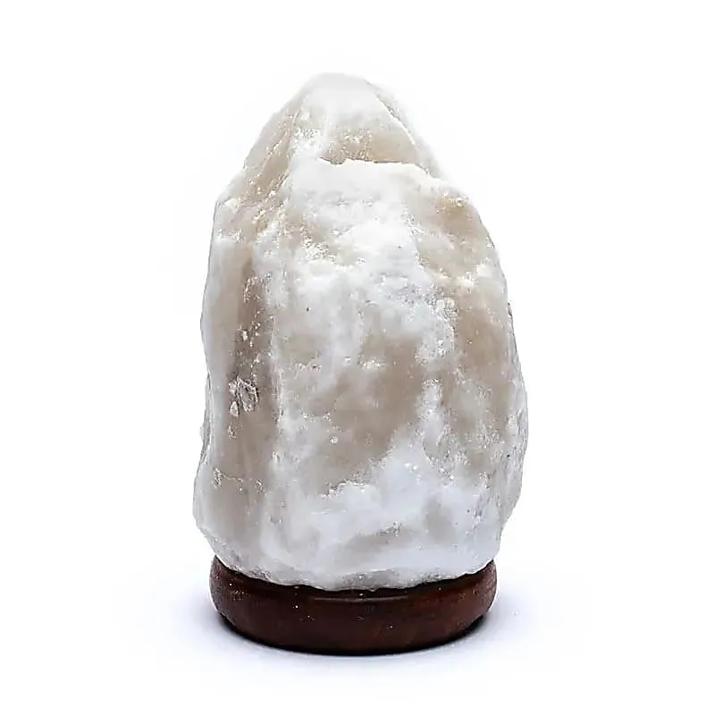 Zoutlamp wit met snoer en lamp