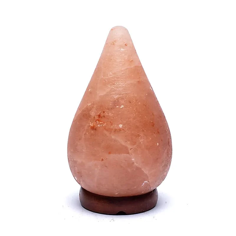 Zoutlamp druppelvorm met snoer en lamp