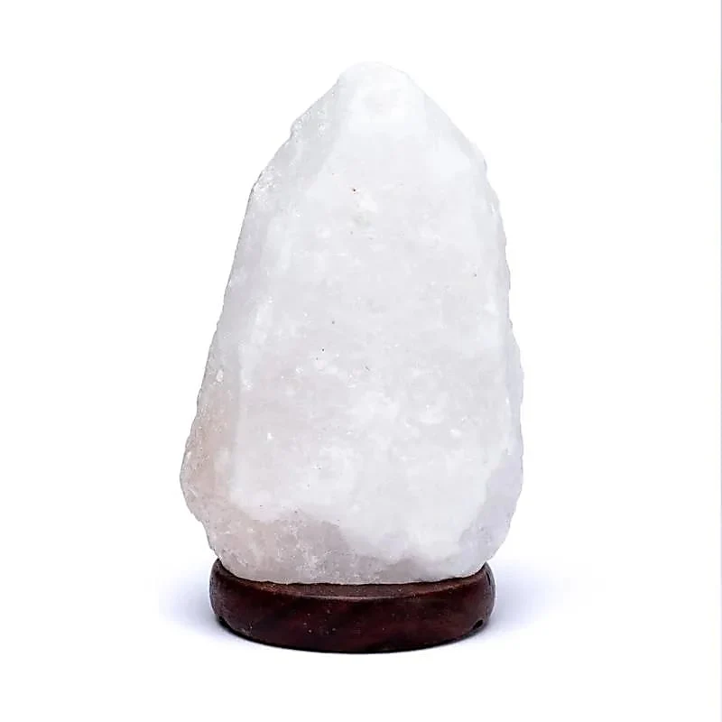 Zoutlamp wit met snoer en lamp