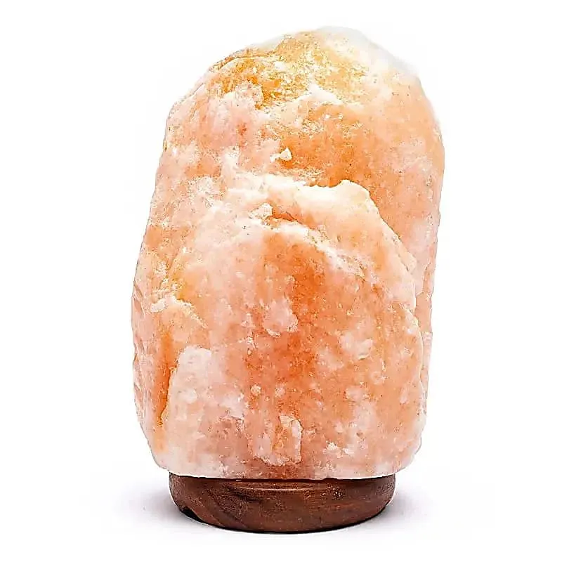 Zoutlamp met snoer en lamp